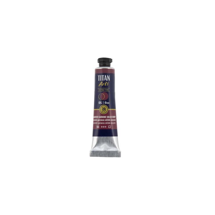 Pintura al óleo Titan 20ml carmín granza oscuro