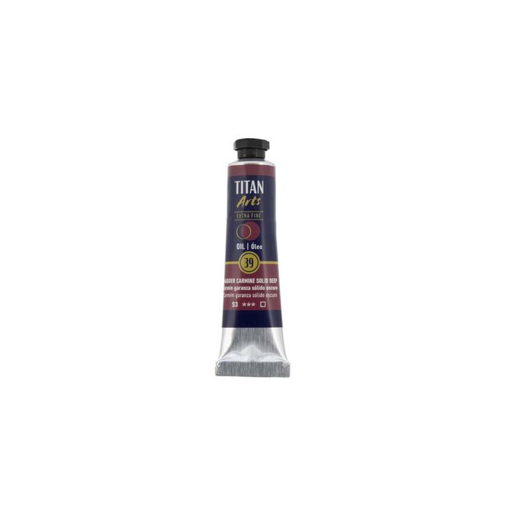 Pintura a l'oli Titan 20ml carmí grança fosc