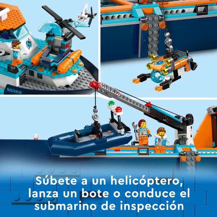 LEGO® City Barco Explorador del Ártico 60368