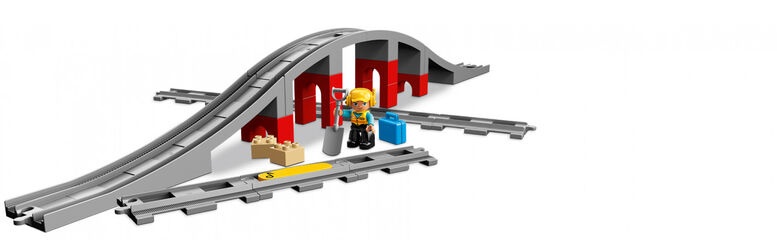 LEGO® Duplo Puente y vías ferroviarias 10872