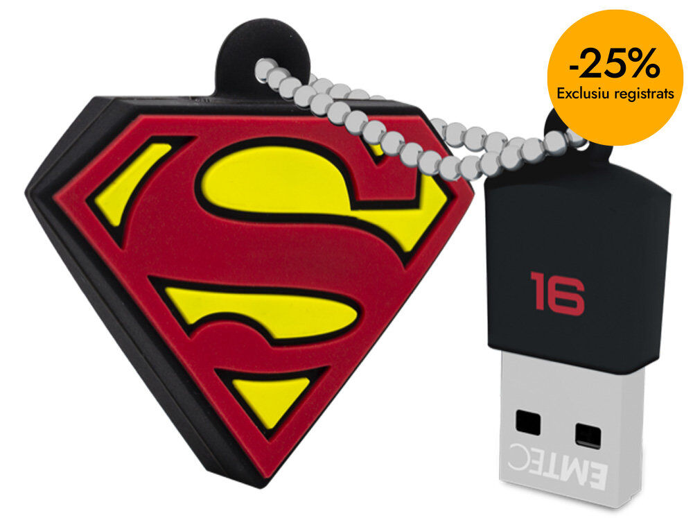 Memoria USB Emtec 16GB Superman