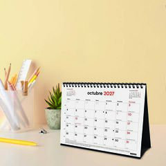 Calendario Mesa Finocam 16M 21x15cm Catal&aacute;n 2026-27