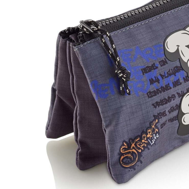 Estuche triple reciclado Miquelrius Graffitti