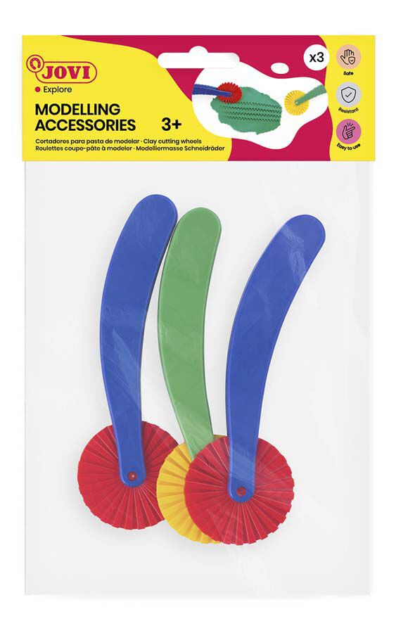 Cortadores plastilina ondulados Jovi 3u