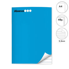 Libreta grapada Abacus A4 48 hojas pauta 2,5mm azul