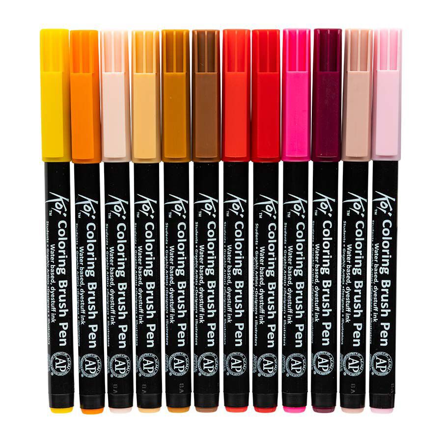 Rotuladores Brush Koi 24 colores