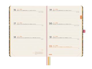Agenda Finocam Design M4 sem/vista horizontal cat 2026 Flora