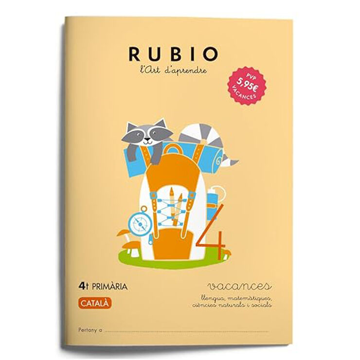 Quadern de Vacances 4t Primària Rubio