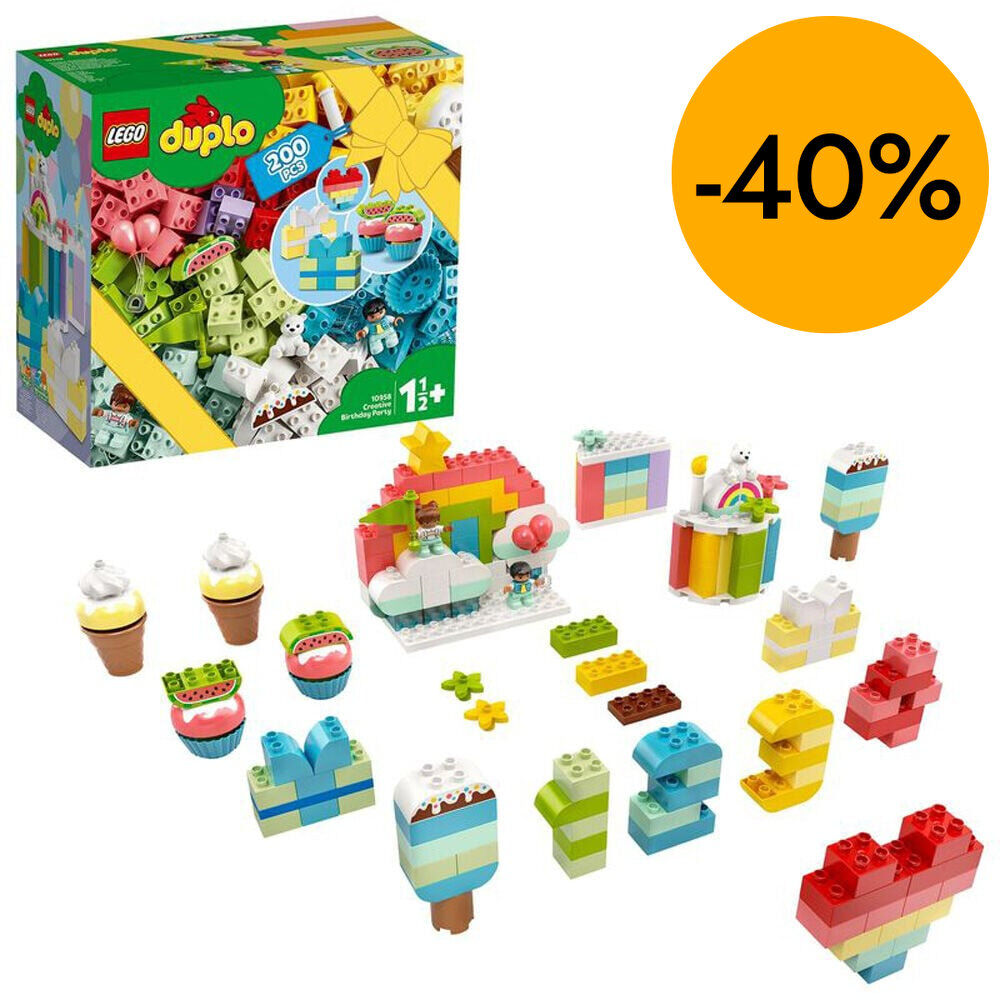 LEGO&reg; Duplo Fiesta de Cumplea&ntilde;os Creativa 10958