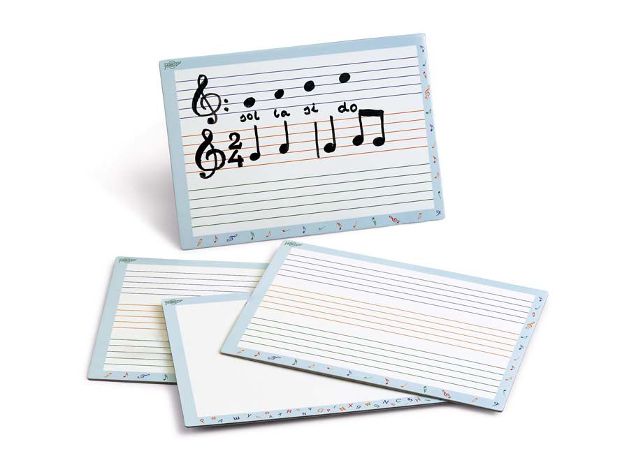 Pissarra individual blanca