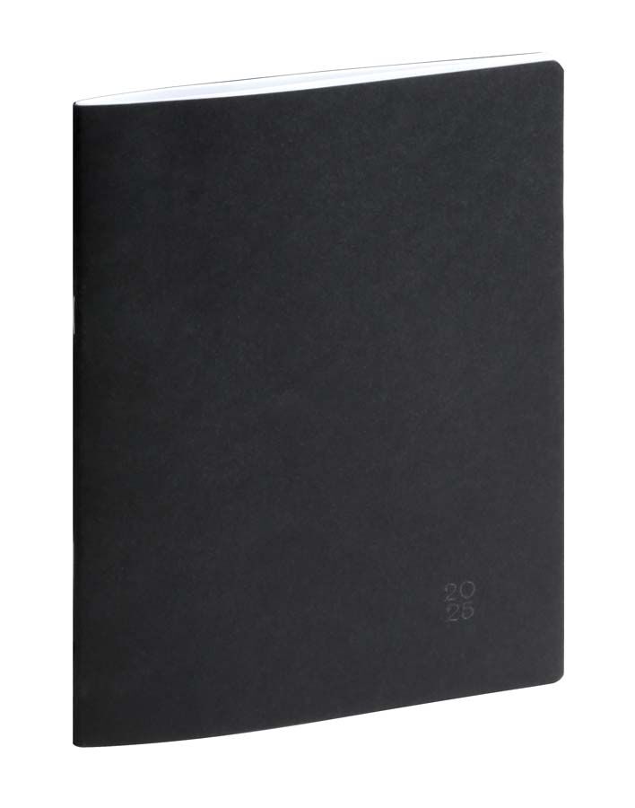 Agenda Easyslim A5 mes/vista mult 2025 negro