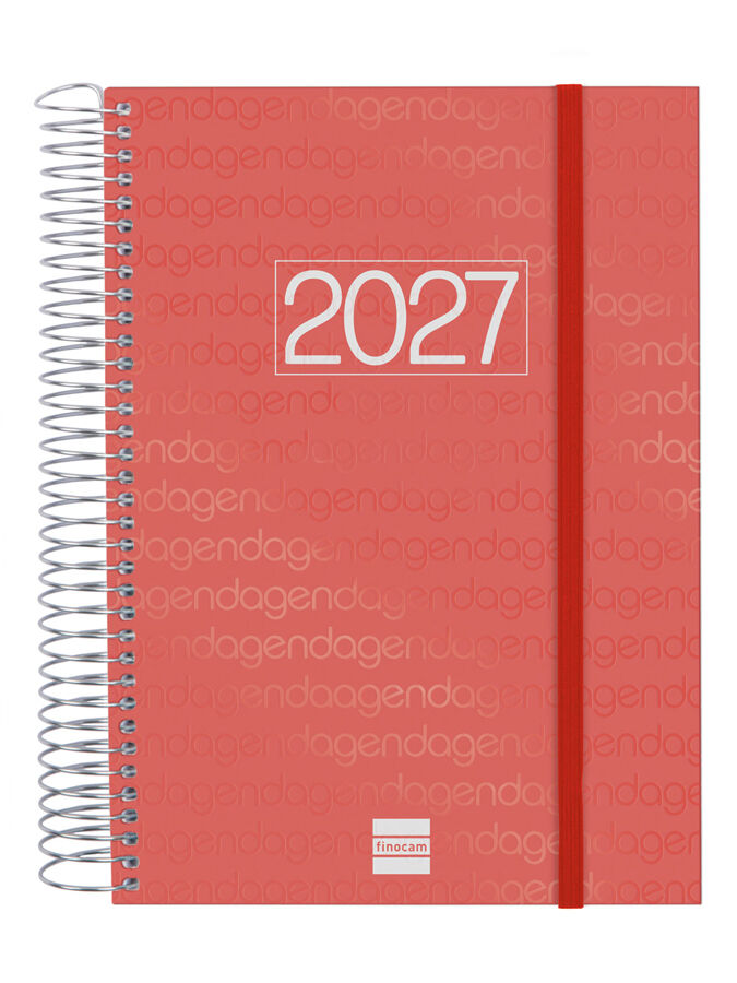 Agenda Finocam Year D&iacute;a P&aacute;gina 2027 Catal&aacute;n Rojo