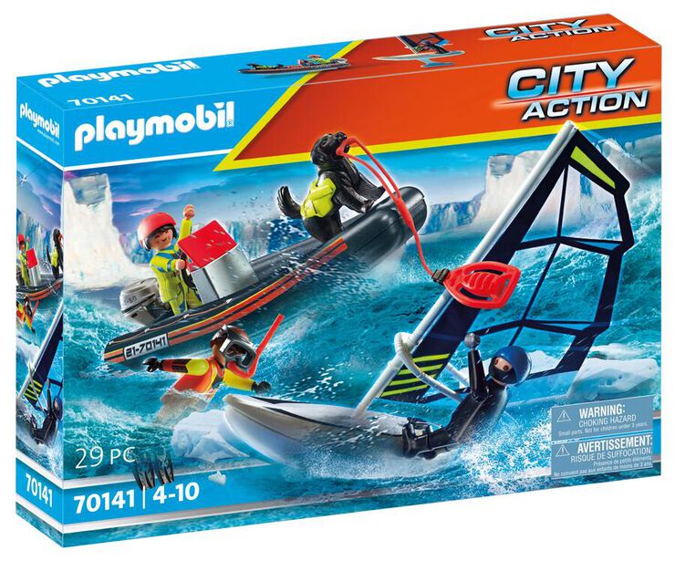 Playmobil City Action Rescat polar amb llanxa 70141