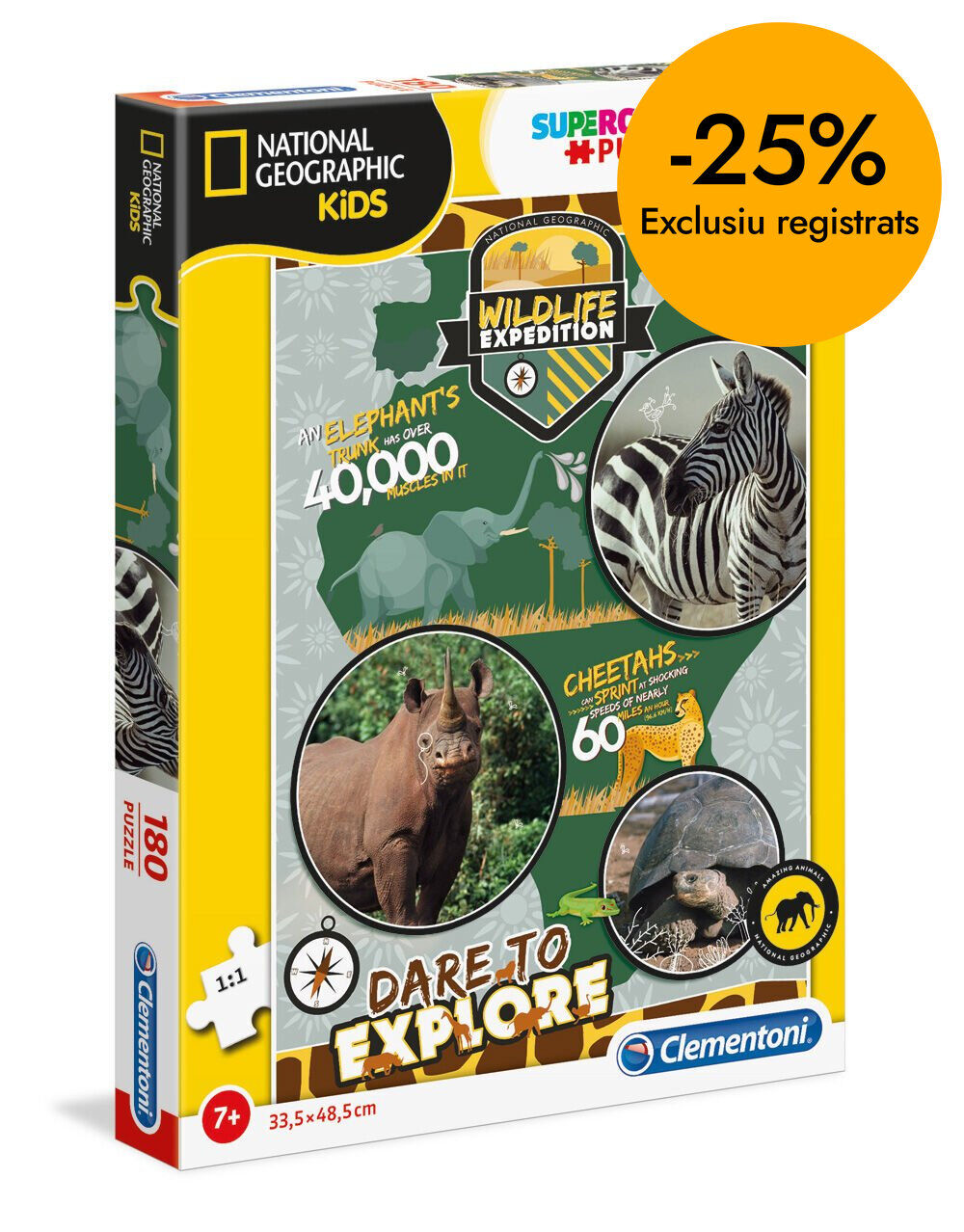Puzle 180 peces National Geographic Wildlife Expedition