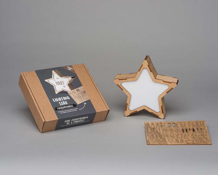 Lámpara Estrella luminosa personalizable
