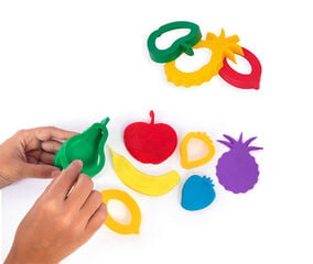 Motlles per a pasta modelar Fruites Jovi 6u