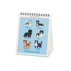 Calendario Legami 12x14,5 Sobremesa Dogs World Multiling&uuml;e 2027