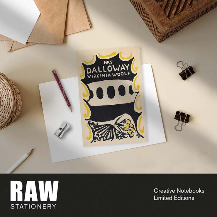 Libreta A5 Raw Stationery Primera Edición Mrs Dalloway