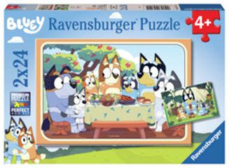 Puzle 2 x 24 piezas Bluey