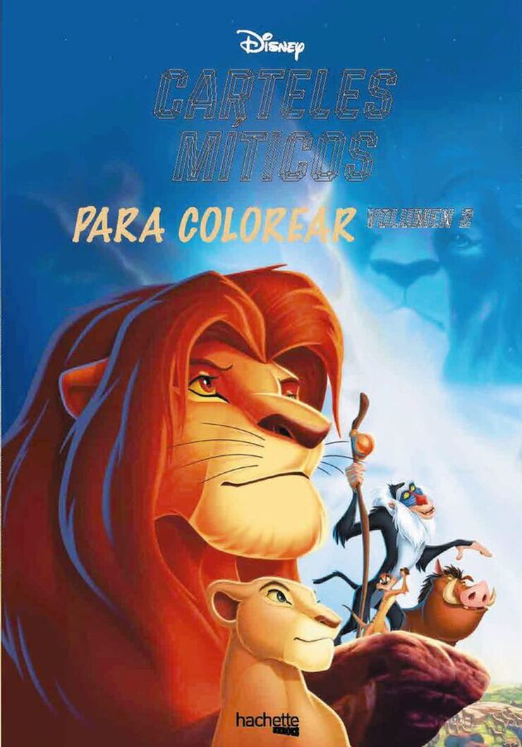 Disney. Carteles míticos para colorear, volumen 2