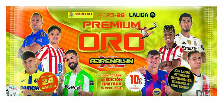 Sobres Premium Oro Adrenalyn 2025/2026
