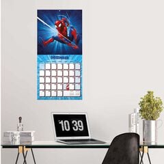 Calendario pared 2026 30x30cm Spiderman