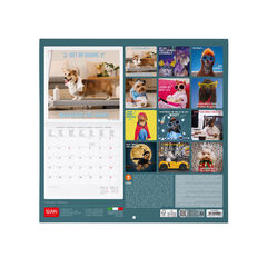 Calendario Legami 30x29 Pared Supawstar Multiling&uuml;e 2027