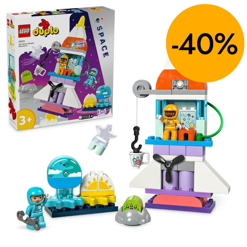 LEGO&reg; DUPLO Aventura en Lanzadera Espacial 3 en 1 10422