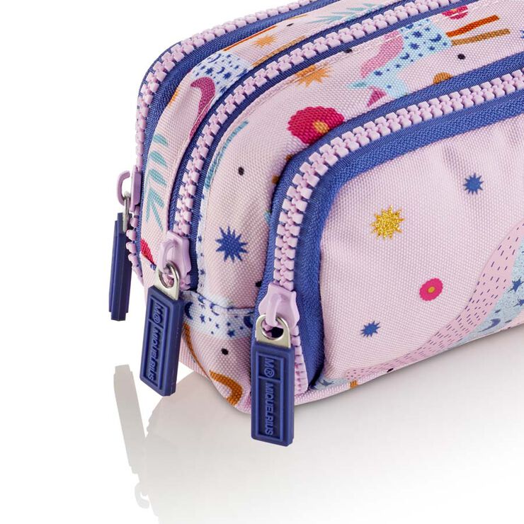 Estuche triple reciclado Miquelrius Unicorn