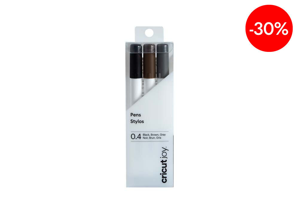 Joy Rotuladores 0,4mm 3 colores (negro,marr&oacute;n,gris)