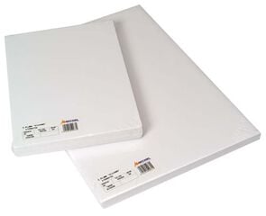 Cart&oacute;n pluma Precision A3 3mm blanco 5u