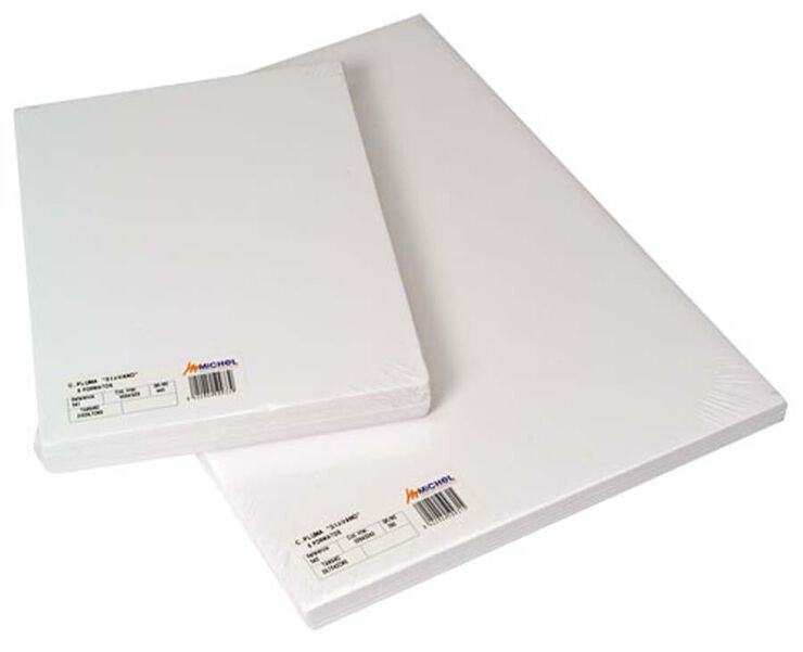 Cart&oacute;n pluma Precision A3 3mm blanco 5u
