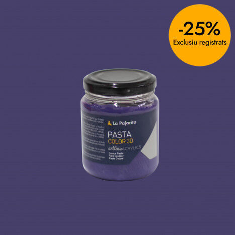 Pasta relieve La Pajarita 175ml violeta