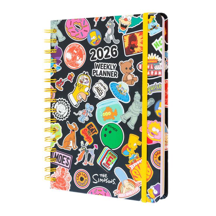 Agenda A5 sem/vista mult 2026 Simpsons