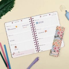 Agenda Finocam Moniquilla E10 Sem/Vista Castellano 2026-27 Rosa
