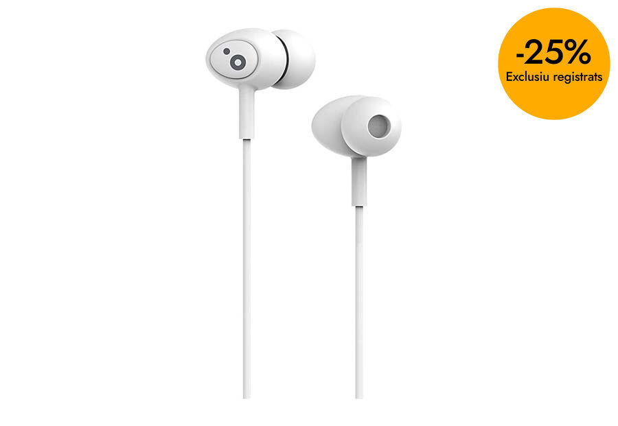 Auriculars est&eacute;reo Sunstech Pops blanc