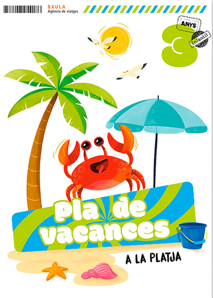 Plà de vacances A la platja 3 anys Infantil