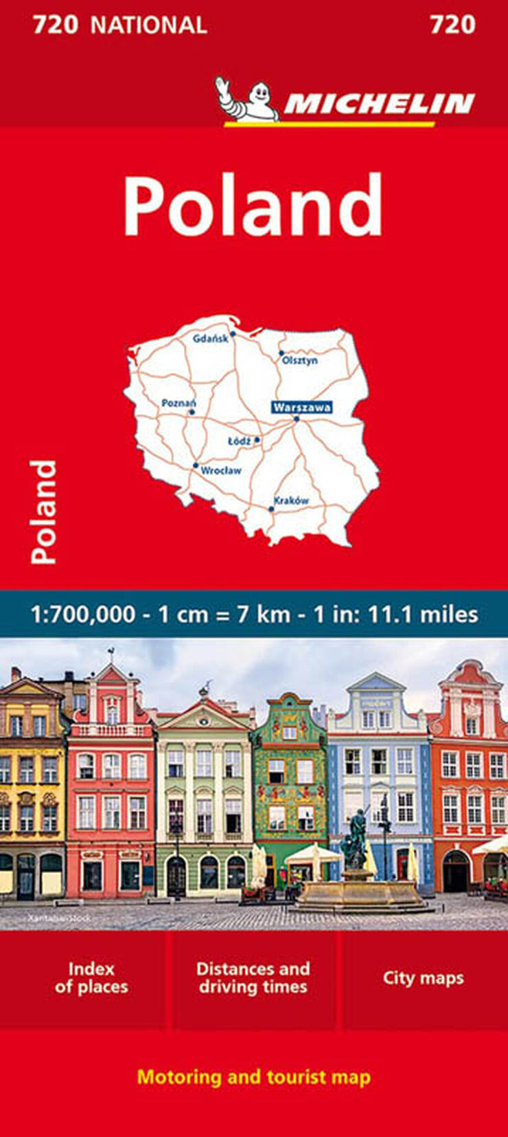 Mapa National Poland/Pologne