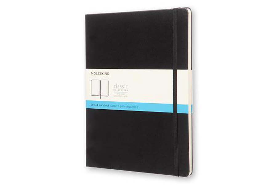 Llibreta Moleskine XL negro dots
