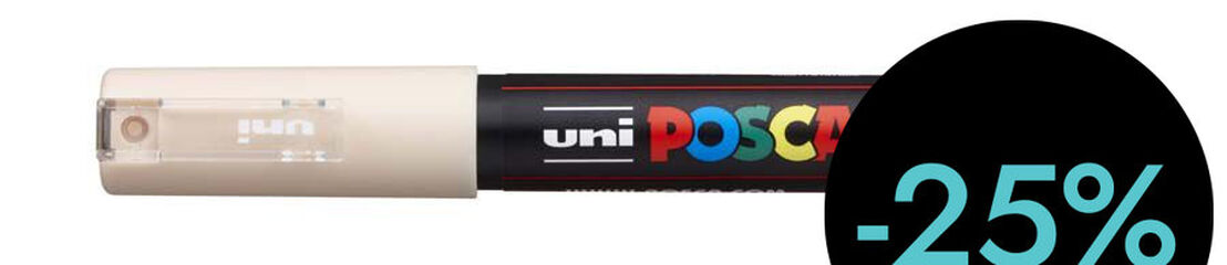 Rotulador Posca PC-1M 0,7mm beige