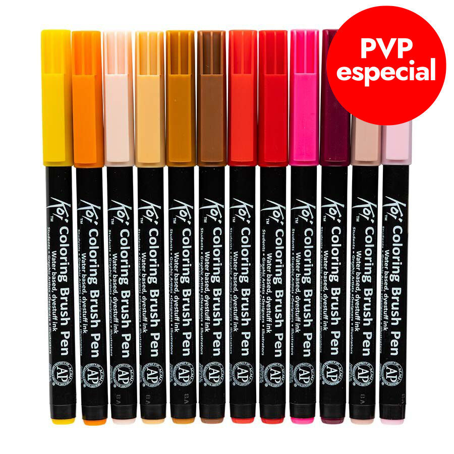 Retoladors Brush Koi 24 colors