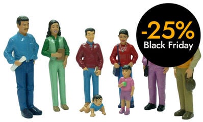 Figuras Amigos del mundo familia latinoamericana