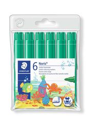 Rotuladores Staedtler Noris 340 verde oscuro 6u Rotuladores Staedtler Noris 340 verde oscuro 6u
