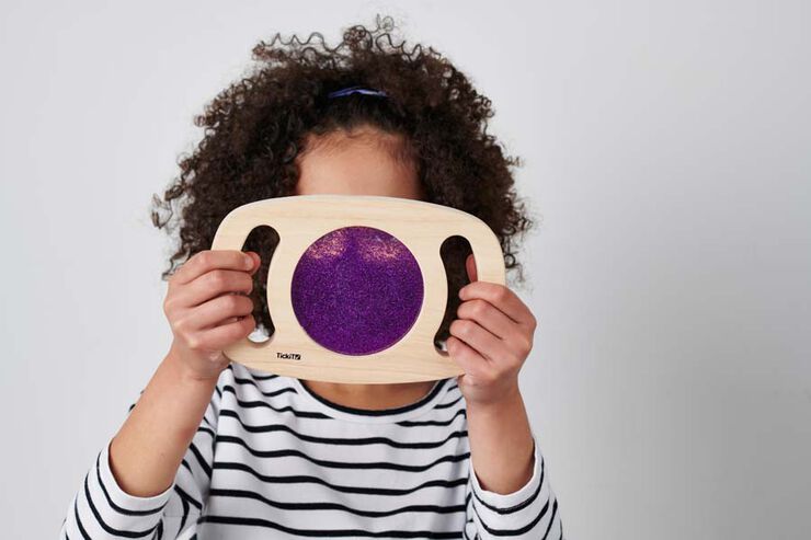 Panell d'observació Glitter TickIT Violeta