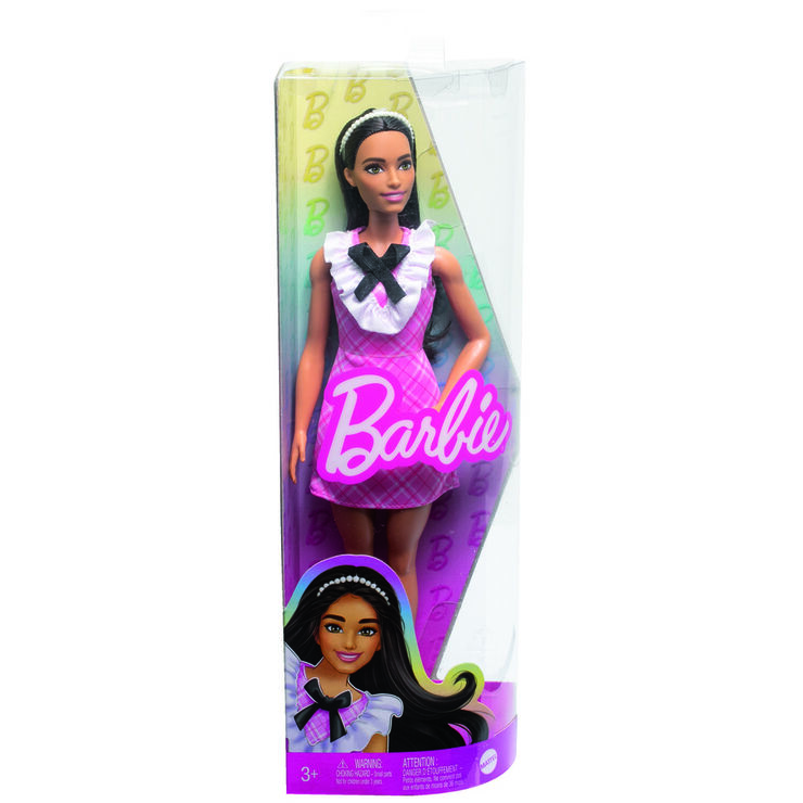 Barbie Fashionista vestido Tartán Rosa
