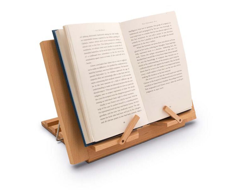 Atril de madera de sobremesa para libro o tablet