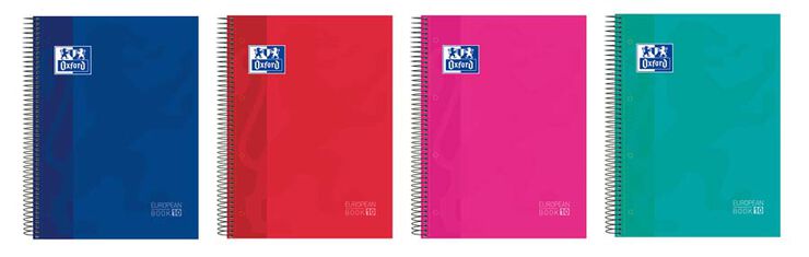 Notebook Oxford EuropeanBook 10 A4+ 150 hojas 5x5 tapa extradura