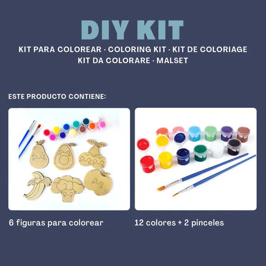 Kit per pintar Fruites i Verdures Vintiun