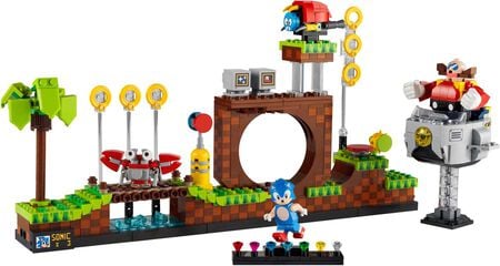 LEGO® Sonic the Hedgehog Green Hill Zone set con Dr. Eggman 21331