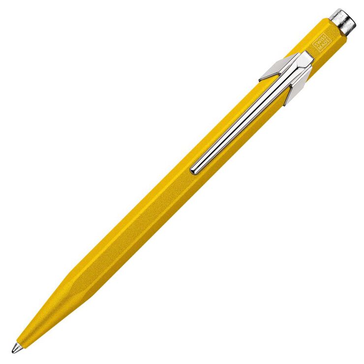 Bolígrafo 849 Caran d'Ache Colormat amarillo